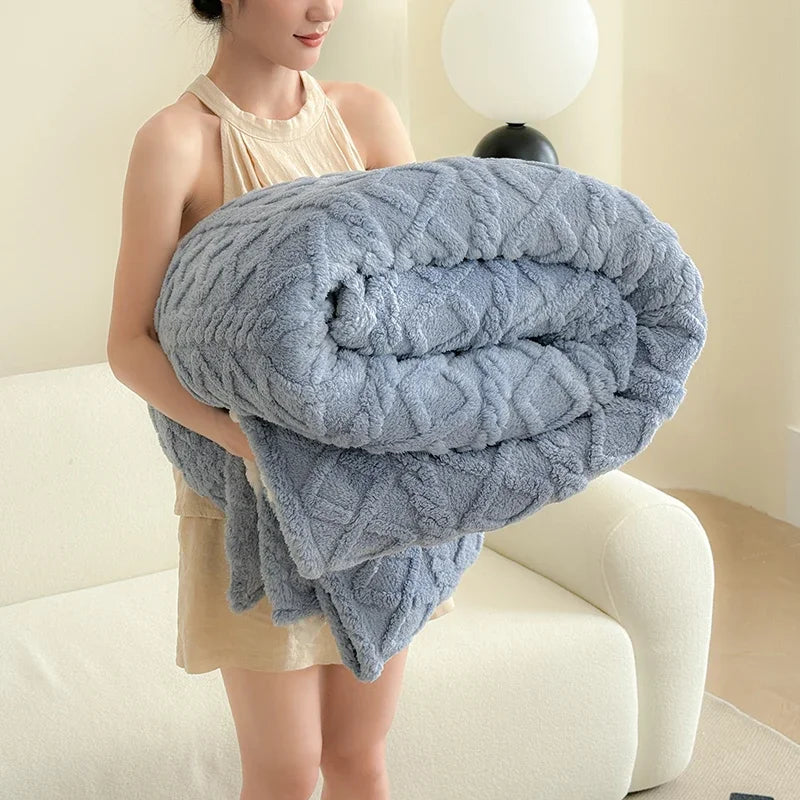 1pc Coral Fleece Blanket