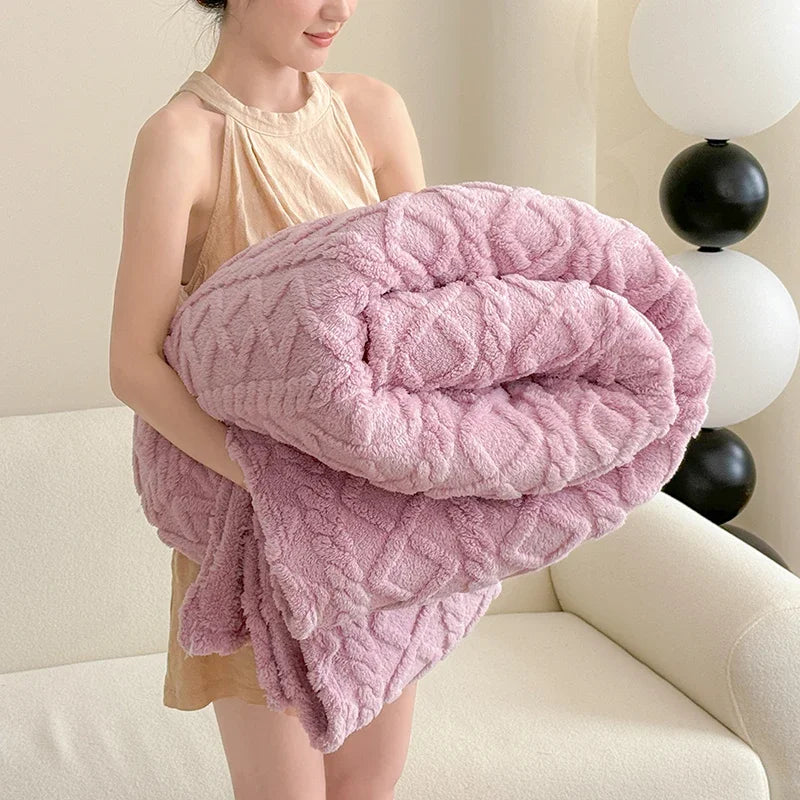 1pc Coral Fleece Blanket