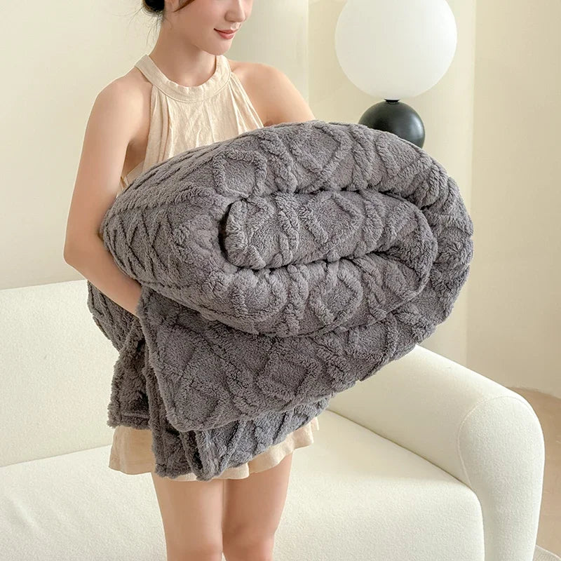 1pc Coral Fleece Blanket